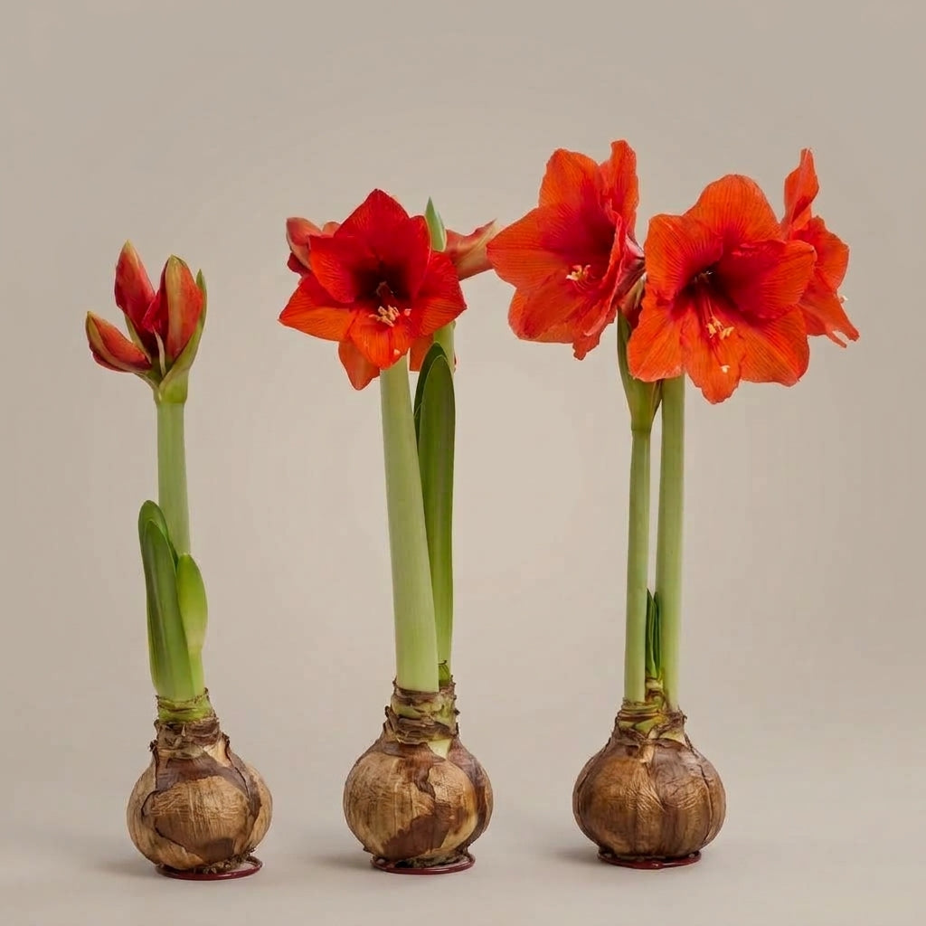 Red Amaryllis - Natural
